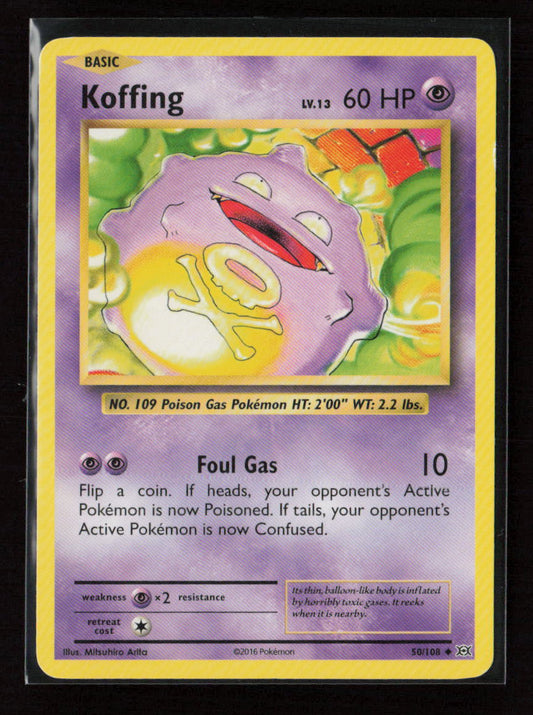 Koffing Uncommon XY - Evolutions 50/108 LP