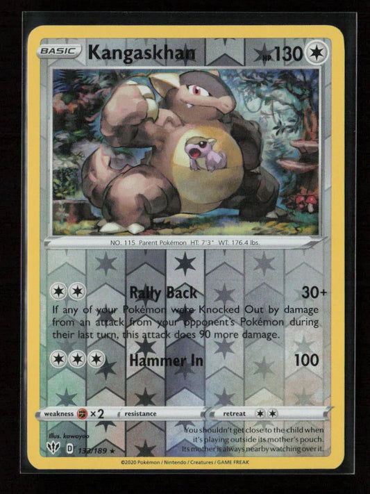 Kangaskhan Holo Rare SWSH03: Darkness Ablaze 133/189 NM - Kang's Collectibles