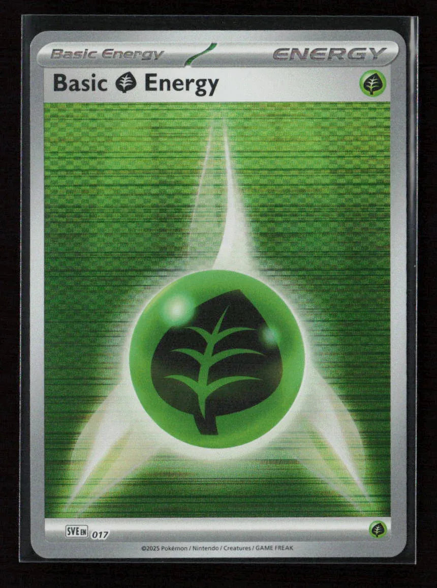 Basic Grass Energy - Common SVE: Scarlet & Violet Energies 017 NM - Kang's Collectibles