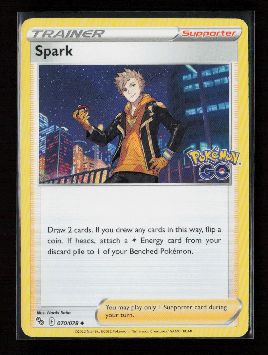 Spark Uncommon Pokemon GO 070/078 LP