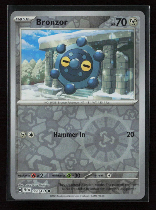 Bronzor Common SV: Prismatic Evolutions 066/131 NM - Kang's Collectibles
