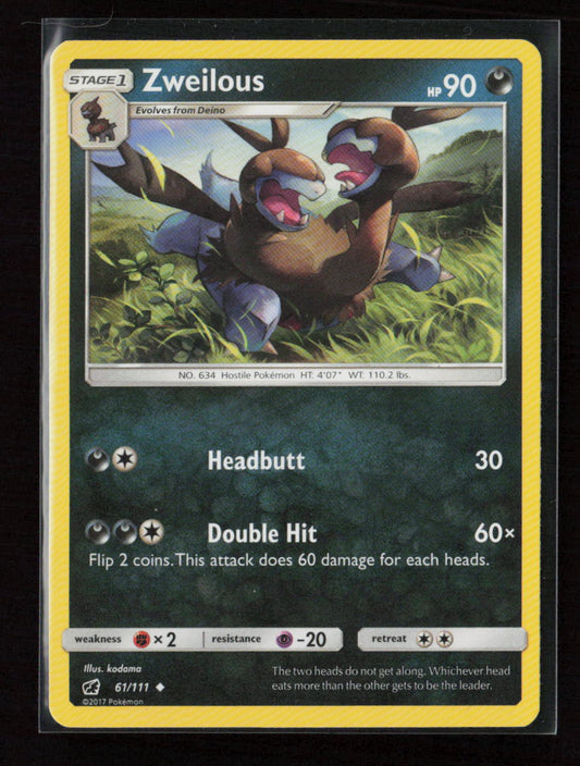 Zweilous Uncommon SM - Crimson Invasion 61/111 LP