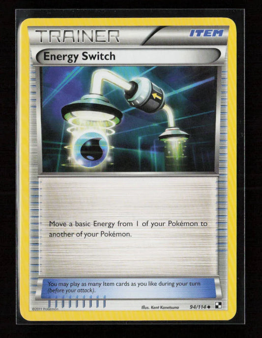 Energy Switch Uncommon Black and White 94/114 NM - Kang's Collectibles