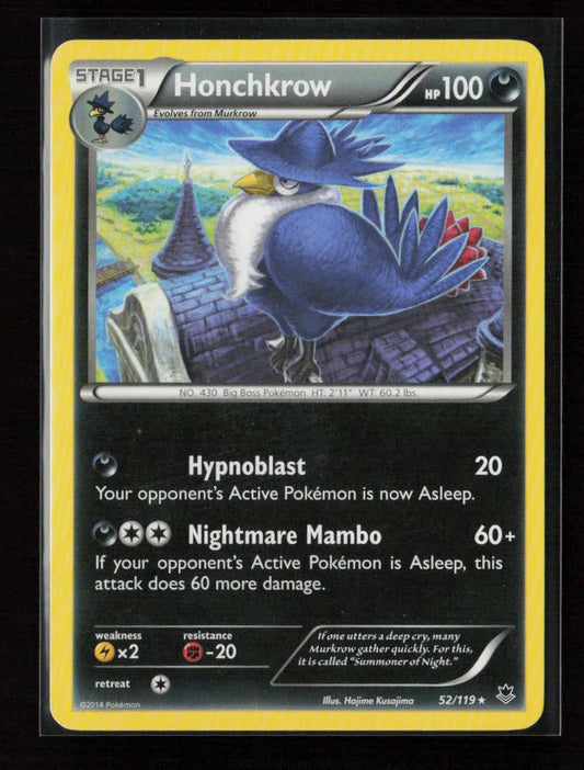 Honchkrow Rare XY - Phantom Forces 52/119 LP - Kang's Collectibles