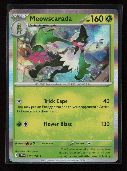 Meowscarada Rare SV01: Scarlet & Violet Base Set 015/198 NM - Kang's Collectibles