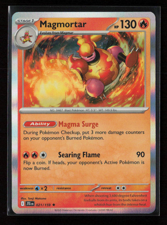 Magmortar Rare SV09: Journey Together 021/159 NM