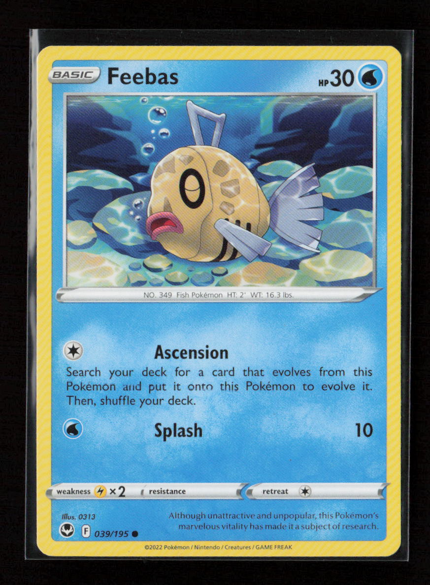 Feebas Common SWSH12: Silver Tempest 039/195 LP