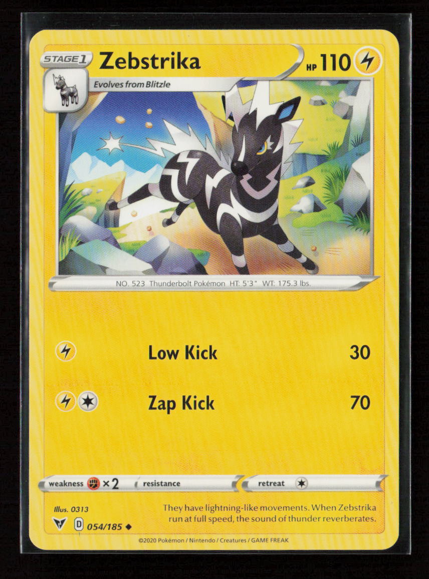 Zebstrika - (#56 Pikachu Stamped) Promo Battle Academy 2022 054/185 LP