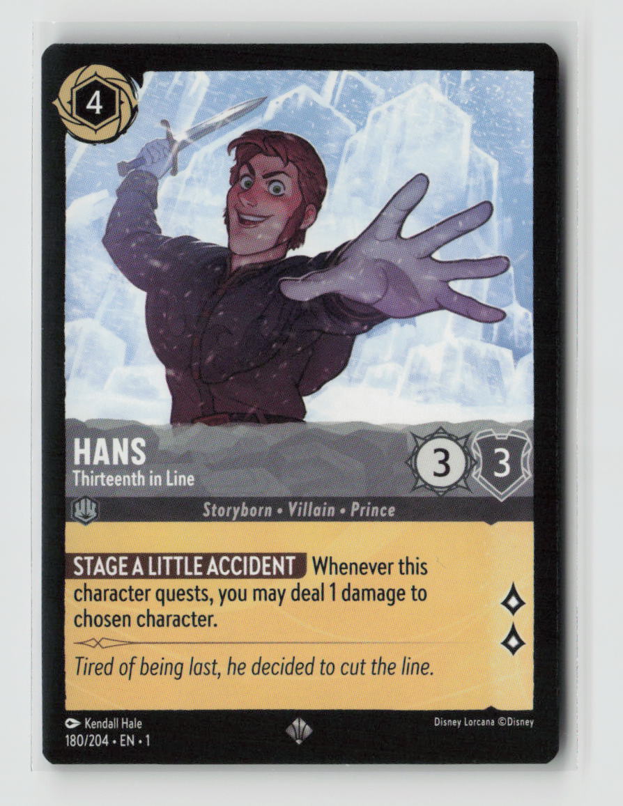 Hans - Thirteenth in Line Super Rare The First Chapter 180/204 NM
