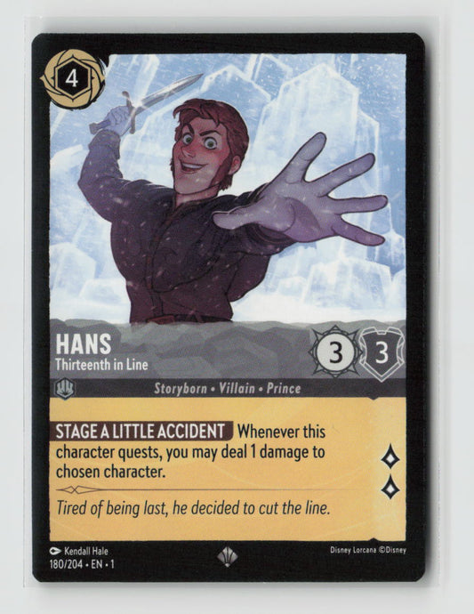 Hans - Thirteenth in Line Super Rare The First Chapter 180/204 NM
