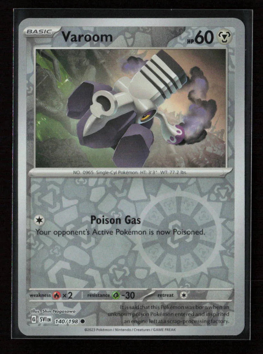 Varoom - Common SV01: Scarlet & Violet Base Set 140/198 NM - Kang's Collectibles