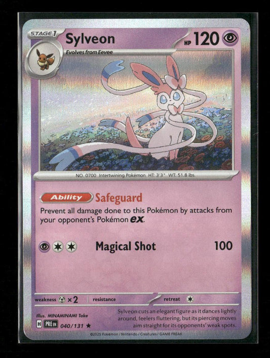 Sylveon Rare SV: Prismatic Evolutions 040/131 NM - Kang's Collectibles