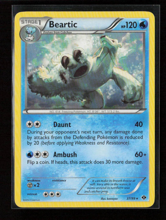 Beartic Rare Next Destinies 37/99 LP - Kang's Collectibles