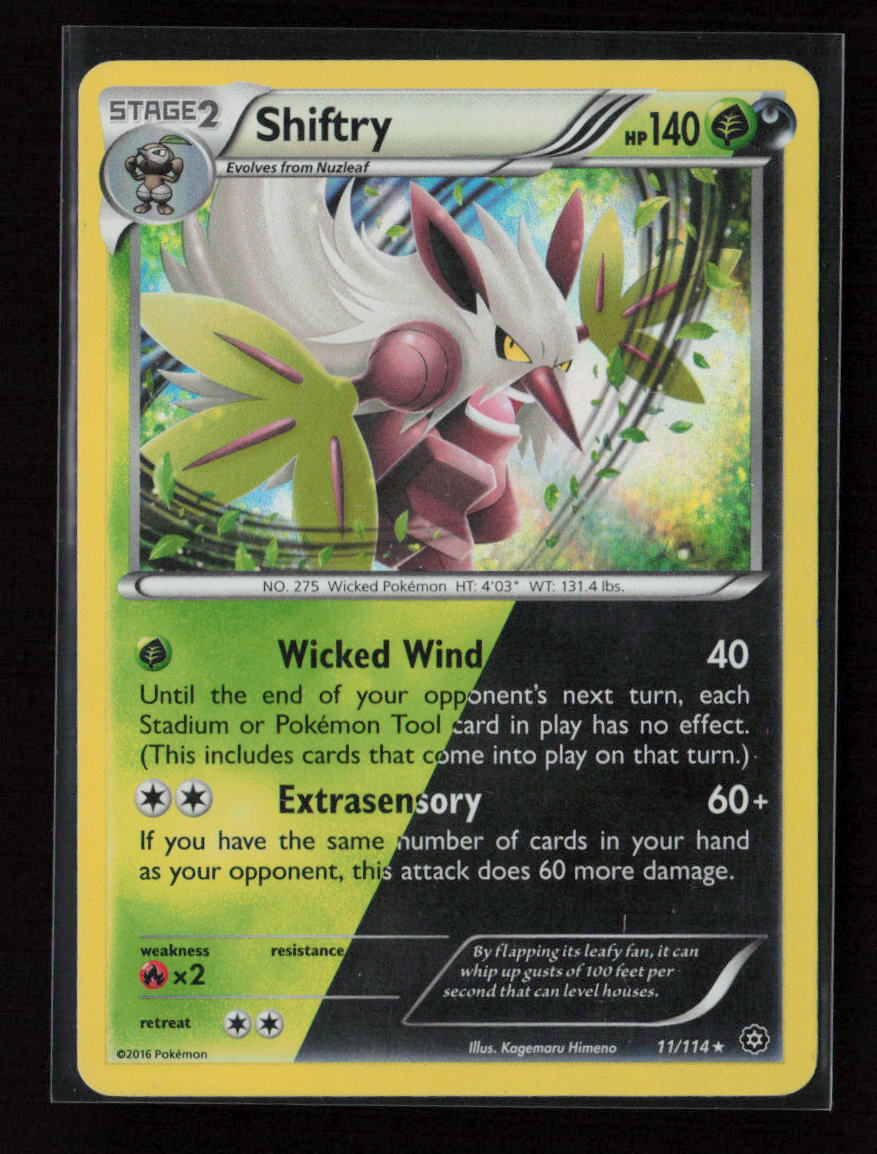 Shiftry Holo Rare XY - Steam Siege 11/114 MP