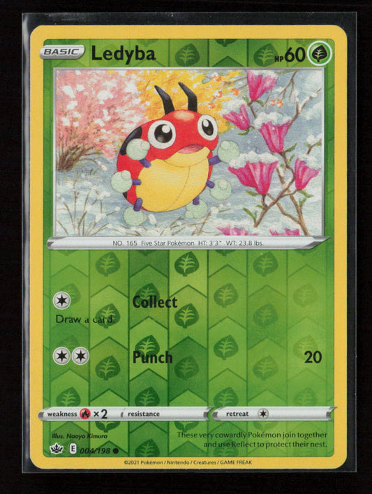 Ledyba Common SWSH06: Chilling Reign 004/198 LP