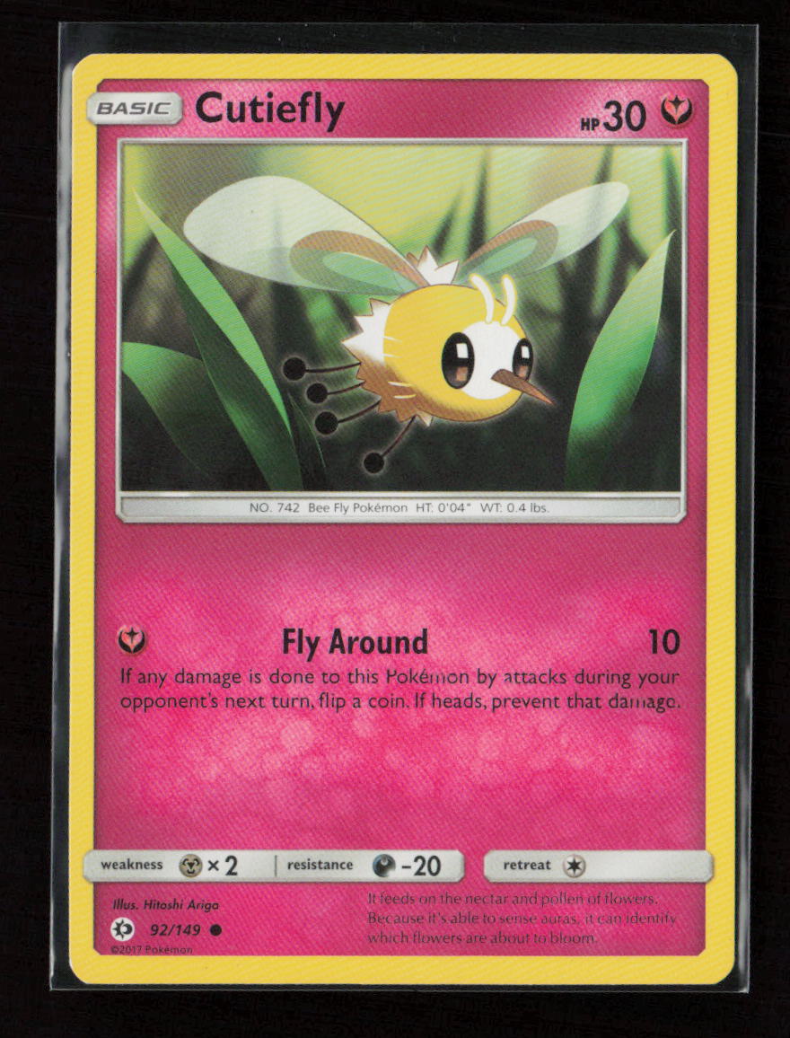 Cutiefly Common SM Base Set 92/149 LP