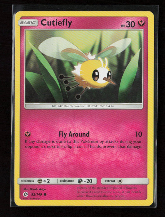 Cutiefly Common SM Base Set 92/149 LP
