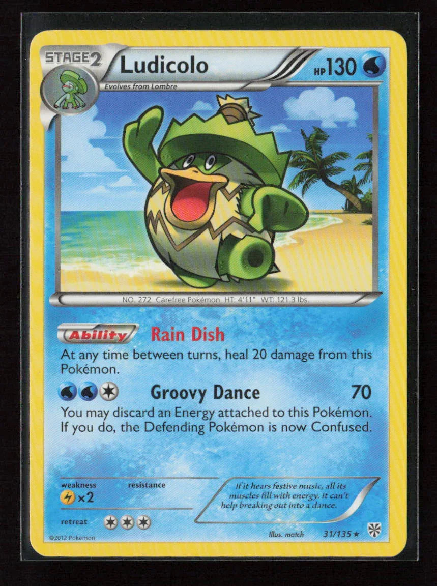 Ludicolo Rare Plasma Storm 31/135 NM - Kang's Collectibles