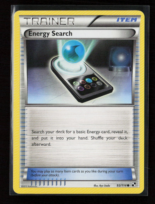 Energy Search Common Black and White 93/114 NM