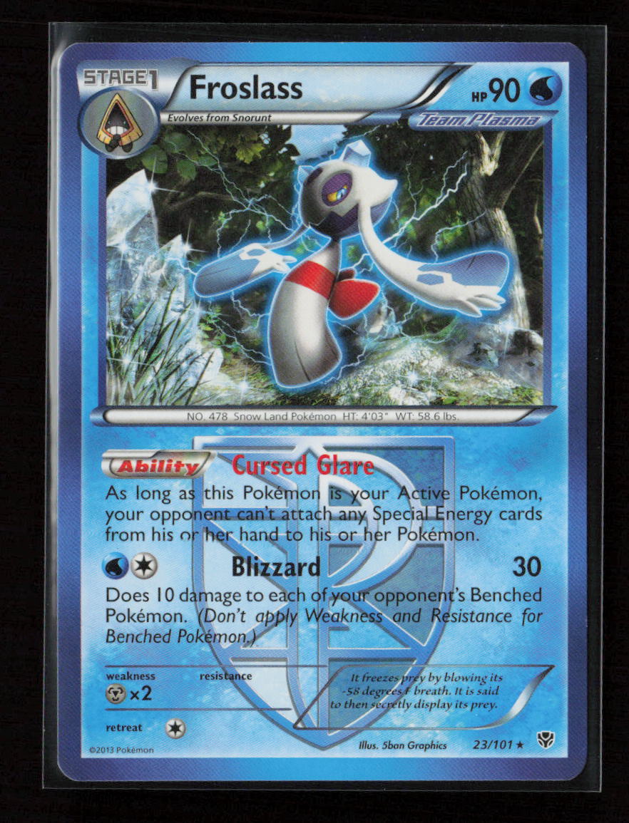 Froslass (Team Plasma) Rare Plasma Blast 23/101 LP