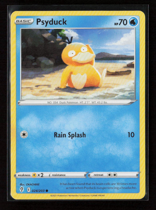 Psyduck Common SWSH07: Evolving Skies 024/203 LP