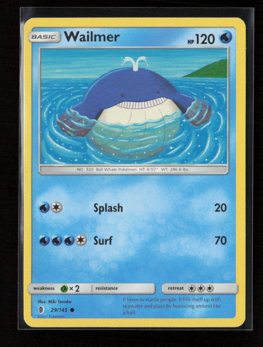 Wailmer Common SM - Guardians Rising 29/145 LP