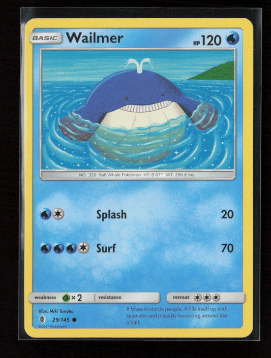 Wailmer Common SM - Guardians Rising 29/145 LP