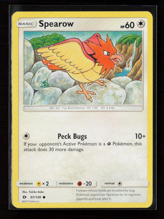 Spearow Common SM Base Set 97/149 LP