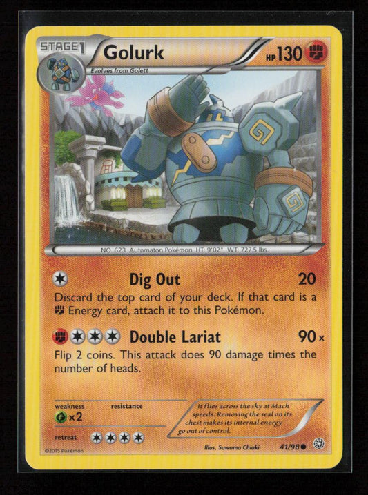 Golurk (41) Common XY - Ancient Origins 41/98 NM - Kang's Collectibles