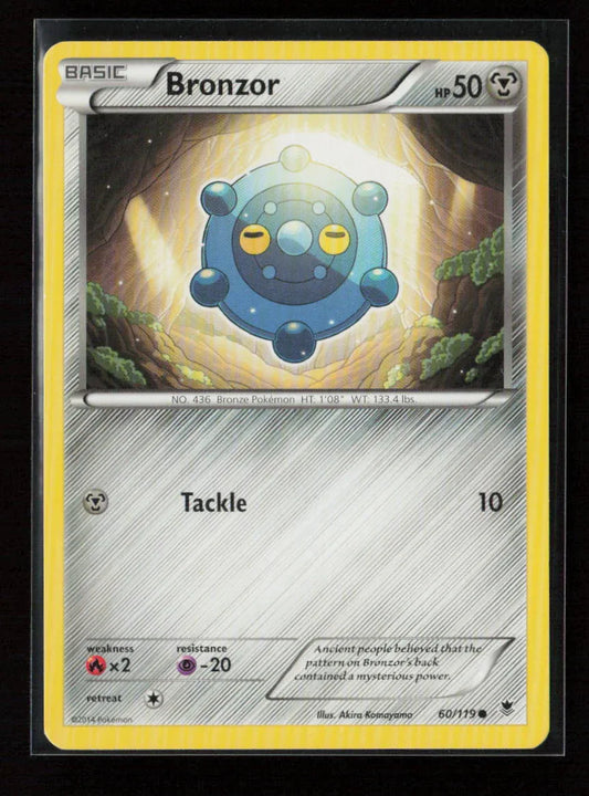 Bronzor Common XY - Phantom Forces 60/119 NM - Kang's Collectibles