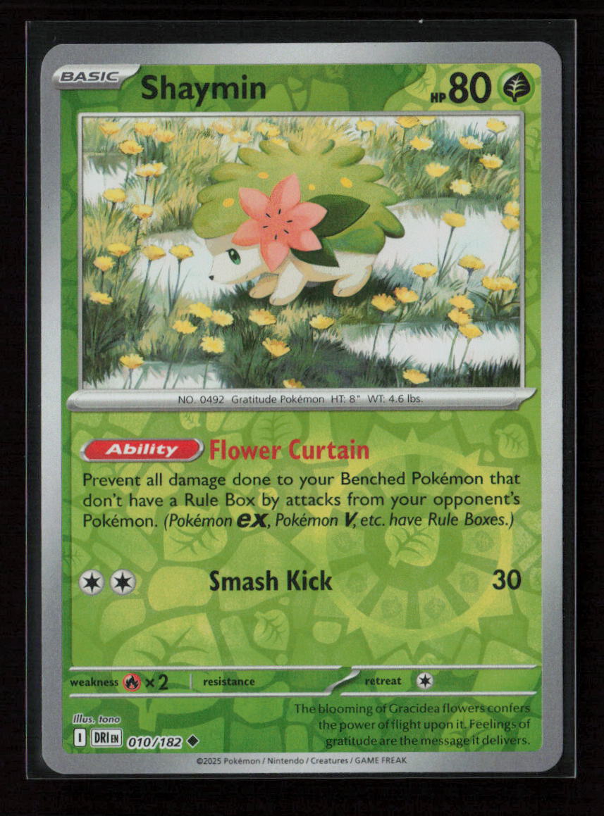 Shaymin - Uncommon SV10: Destined Rivals 010/182 NM