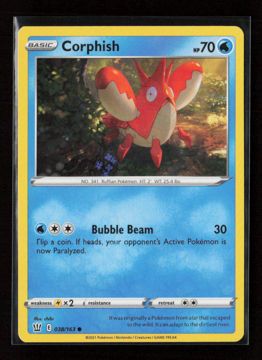 Corphish Common SWSH05: Battle Styles 038/163 LP