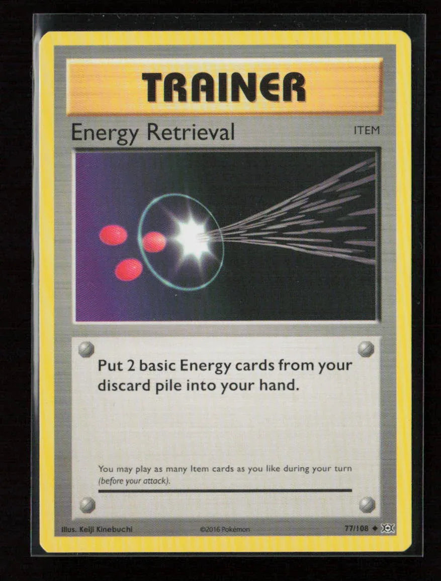 Energy Retrieval Uncommon XY - Evolutions 77/108 LP - Kang's Collectibles