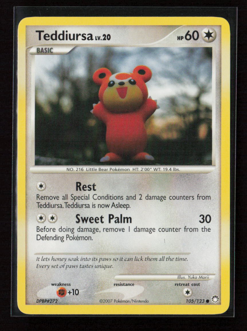 Teddiursa Common Mysterious Treasures 105/123 LP