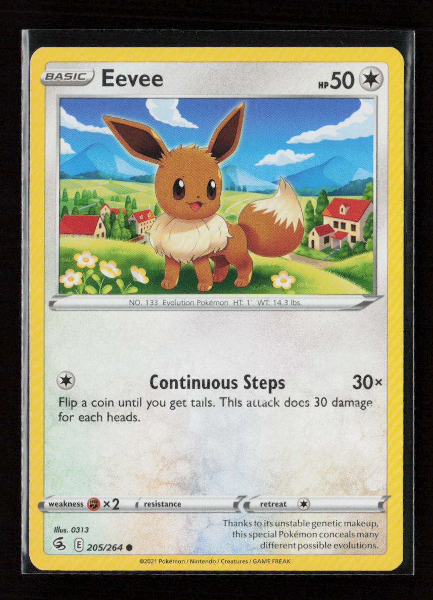 Eevee Common SWSH08: Fusion Strike 205/264 LP