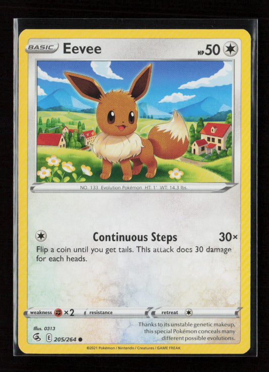 Eevee Common SWSH08: Fusion Strike 205/264 LP