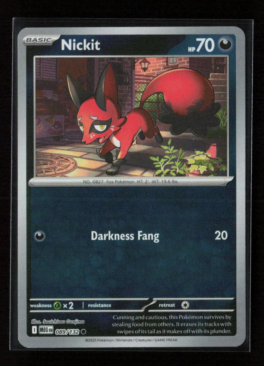 Nickit Common ME01: Mega Evolution 089/132 NM - Kang's Collectibles
