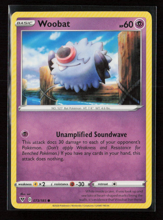 Woobat Common SWSH04: Vivid Voltage 073/185 LP