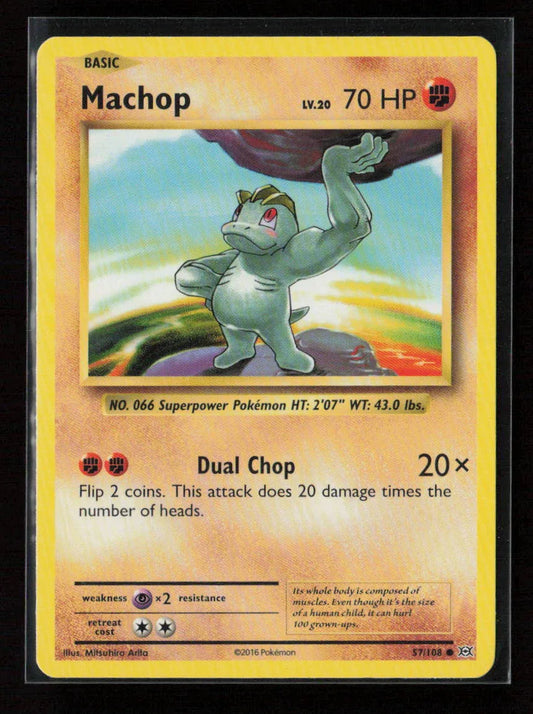 Machop Common XY - Evolutions 57/108 NM - Kang's Collectibles