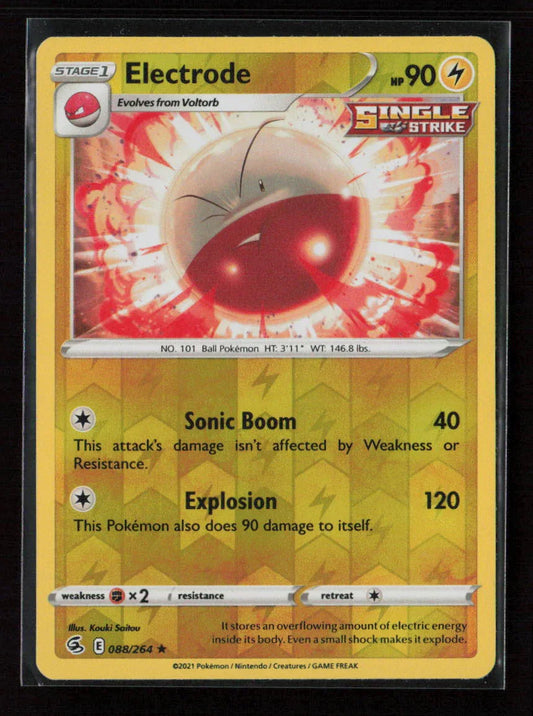 Electrode Rare SWSH08: Fusion Strike 088/264 NM - Kang's Collectibles