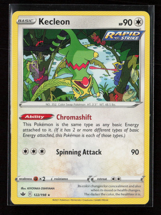 Kecleon Rare SWSH06: Chilling Reign 122/198 LP
