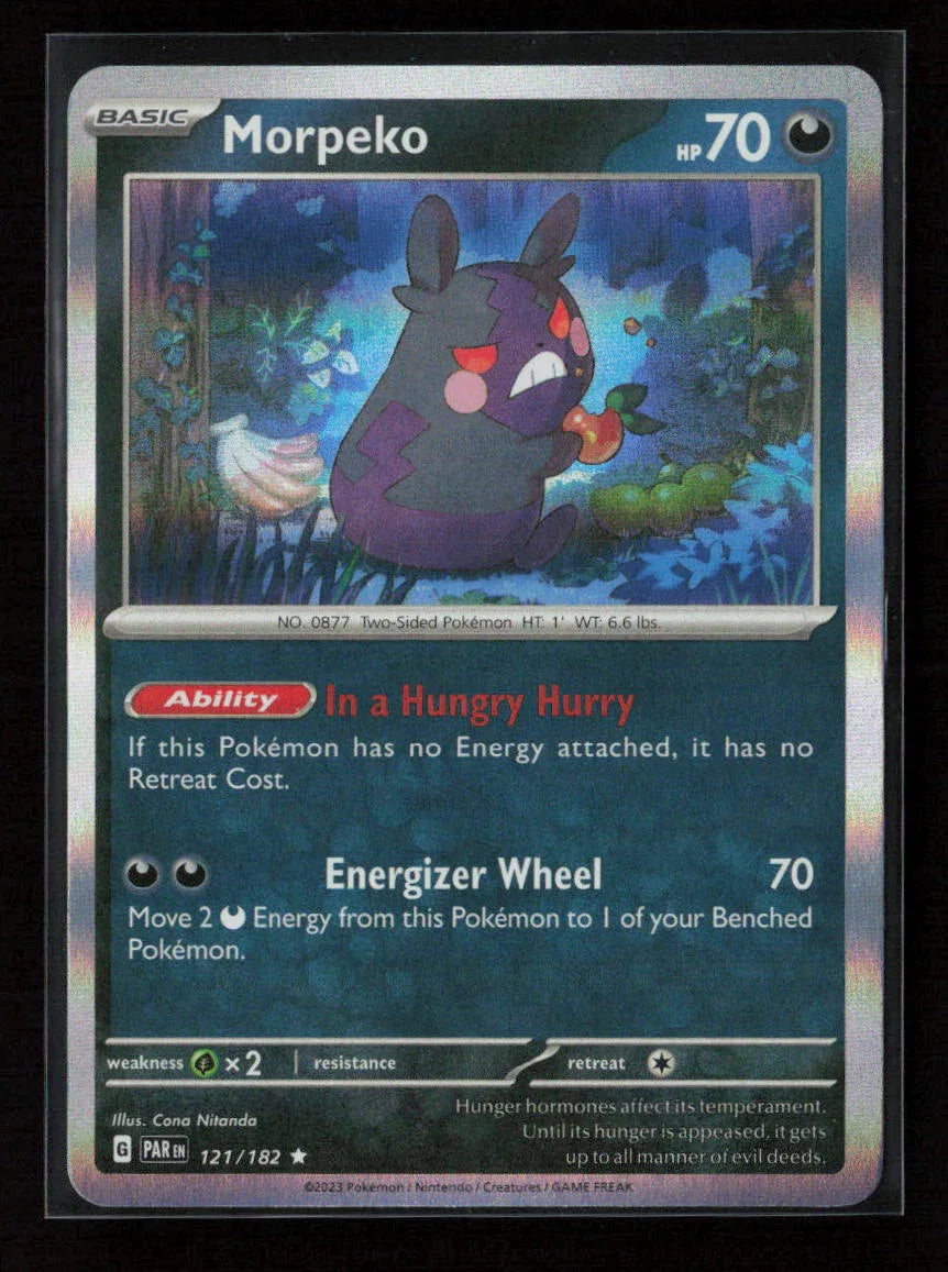 Morpeko - Rare SV04: Paradox Rift 121/182 NM - Kang's Collectibles