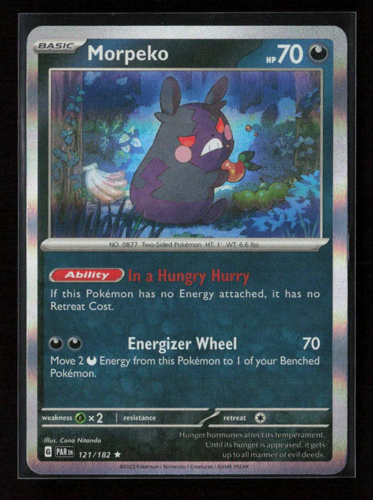 Morpeko - Rare SV04: Paradox Rift 121/182 NM - Kang's Collectibles