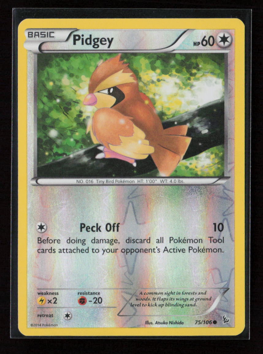 Pidgey Common XY - Flashfire 75/106 MP