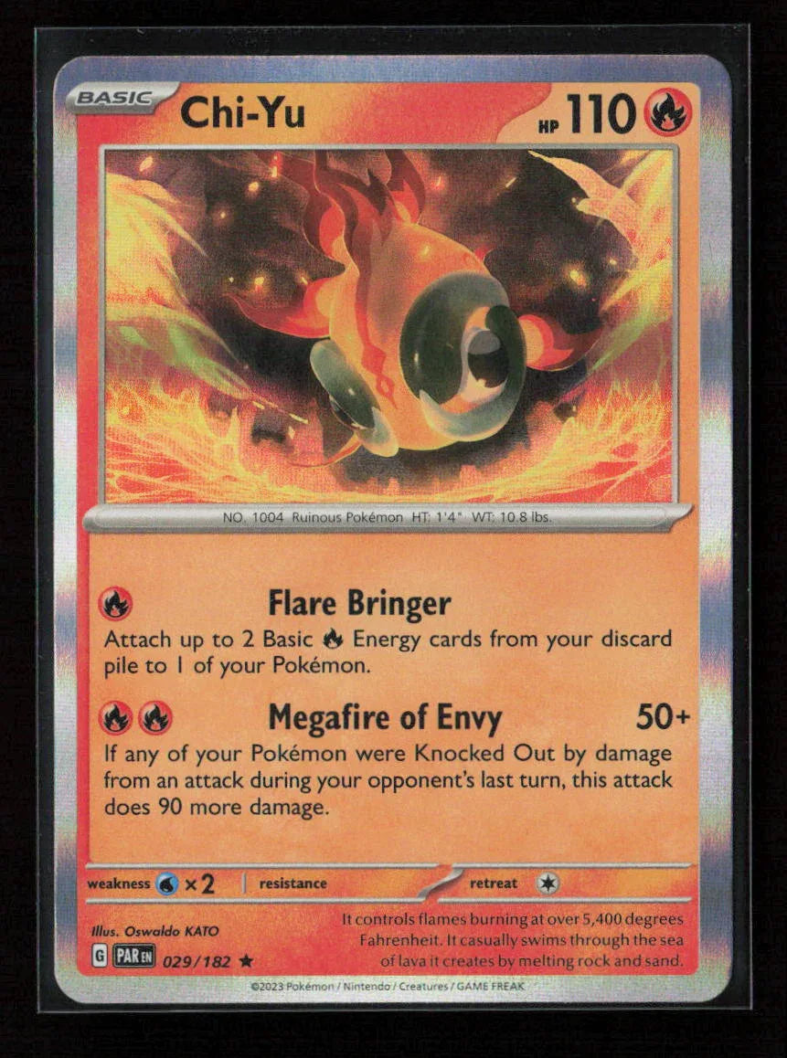 Chi-Yu Rare SV04: Paradox Rift 029/182 NM - Kang's Collectibles