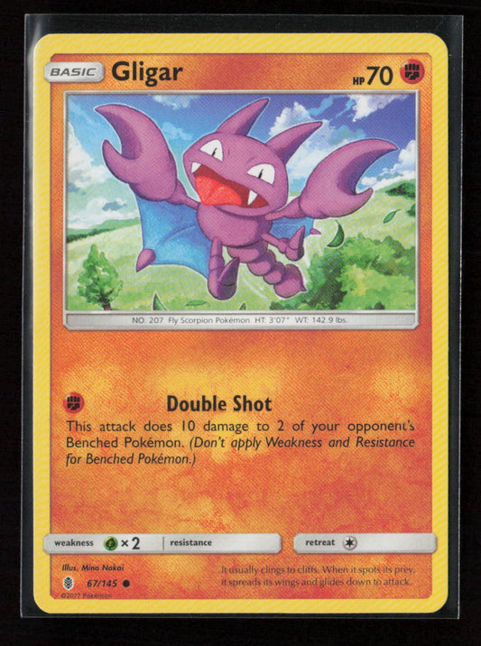 Gligar Common SM - Guardians Rising 67/145 LP