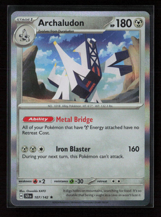 Archaludon - Rare SV07: Stellar Crown 107/142 NM