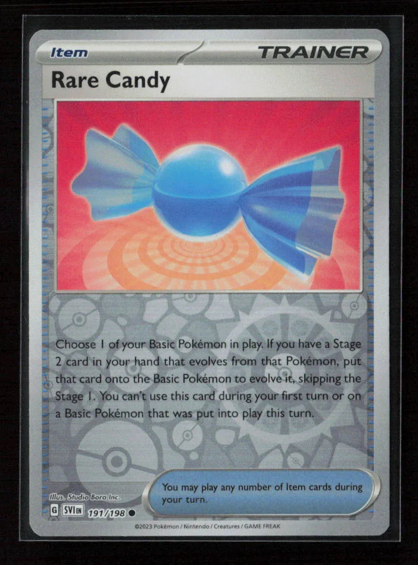 Rare Candy - Common SV01: Scarlet & Violet Base Set 191/198 NM - Kang's Collectibles