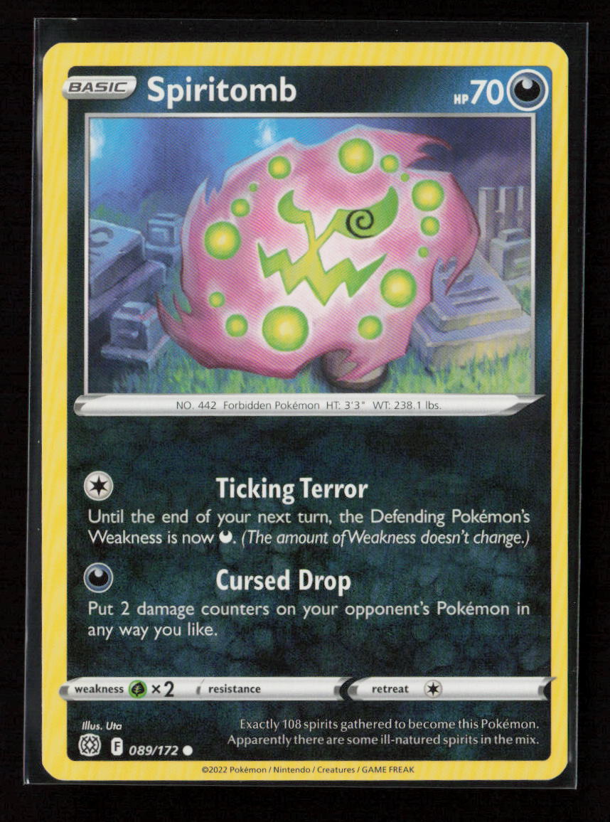 Spiritomb Common SWSH09: Brilliant Stars 089/172 LP