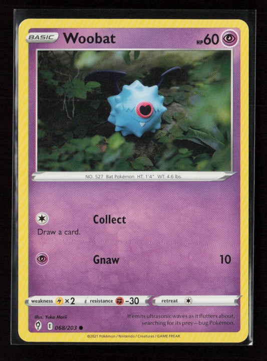 Woobat Common SWSH07: Evolving Skies 068/203 LP